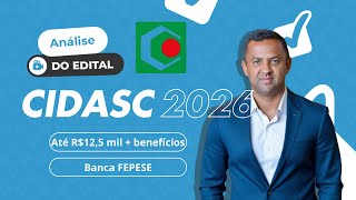 CIDASC job opening: salary up to R$ 12,500 + benefits.