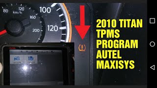 2010 Nissan Titan TPMS Program with Autel Maxisys