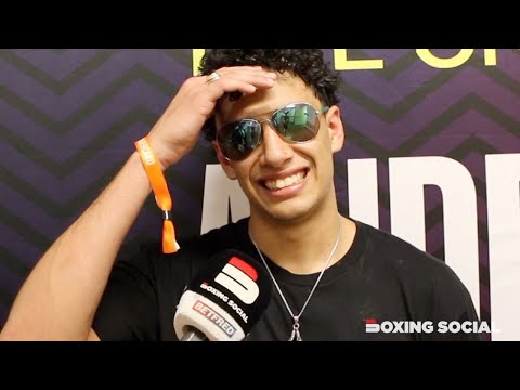 "I could have got the STOPPAGE!" Aaron Aponte REACTS to points victory on #AndradeWilliams undercard