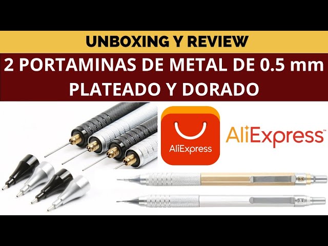 Vídeo relacionado con Nicpro 2 portaminas de metal con engranajes en forma de bloque con estuche, portaminas con mina de 0,5 mm y 0,7 mm con 6 tubos de recambios de mina (HB 2B), 3 borradores, 18 recambios de borrador