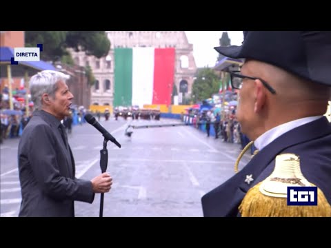 2 Giugno 2024 - Claudio Baglioni canta l’inno nazionale Italiano