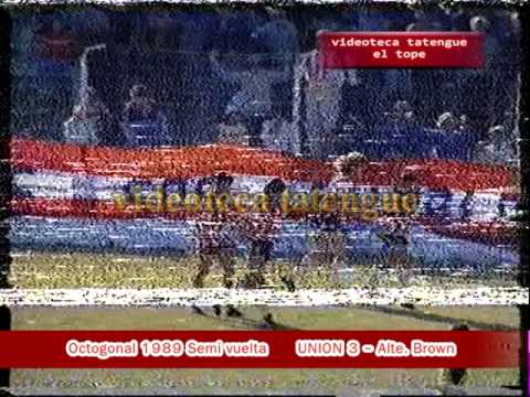 UNION 3 - Alte. Brown 0 (Semi vuelta Octogonal - Nacional B 1988/89)