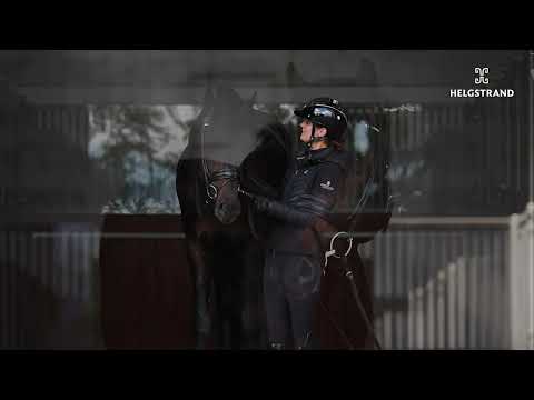 Betina Jæger and our breeding stallion So Perfect by Sezuan/Sir Donnerhall I