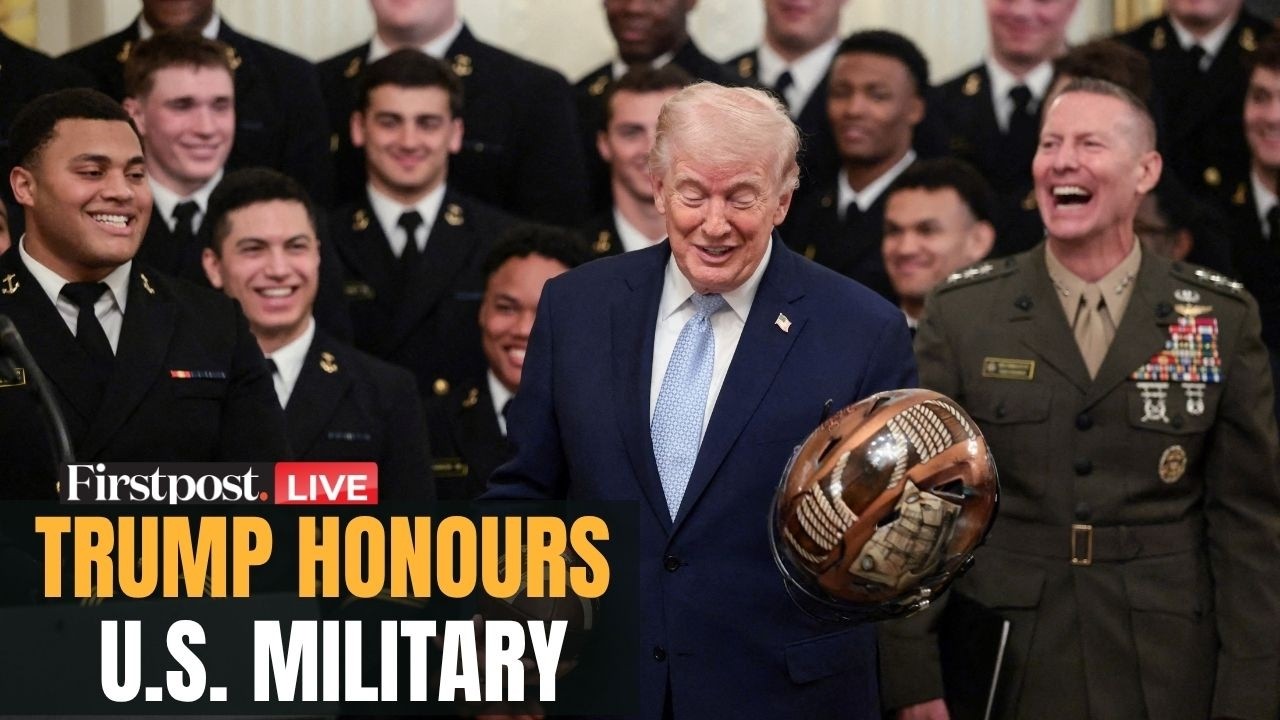 LIVE: US President Trump Hosts Commander-in-Chief Trophy Ceremony at White House | N18G