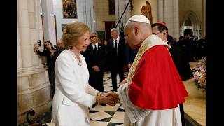 Su Majestad la Reina Doña Sofía participa en el acto de oración y homenaje a la Virgen de la Almudena
