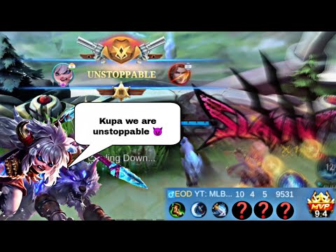 Popol kupa Auto win best Sidelane build & gameplay mobile legends | popol kupa top global build