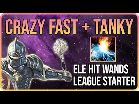 Fast, Tanky, and BIG Clear - Ele Hit Wand Champ League Start Guide - Path of Exile: Secrets