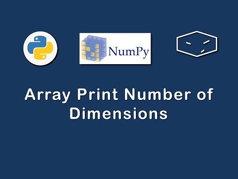 Learn numpy array print number of dimensions - Mind Luster