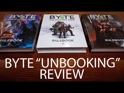 TTRPG UNBOOKING REVIEW: BYTE RPG A HUGE SCIENCE-FICTON TOME 8 YEARS IN THE MAKING