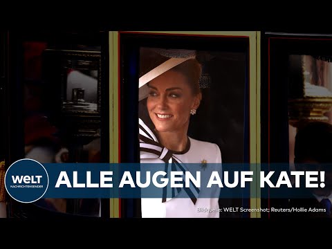 BRITISCHES KÖNIGSHAUS: Kate ist wieder da! Erster Auftritt bei König Charles' Geburtstag in London