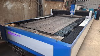 Máy laser 12000w cắt 10 mm . #12kw #12000w #cypcut #raytools . #cnclaser