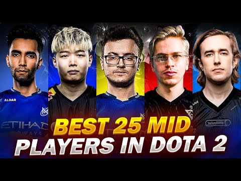 TOP 25 Best Mid Players in Dota 2 History