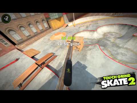Touchgrind Skate 2: awesome tricks (kickflip heelflip 540 720 900 1080)