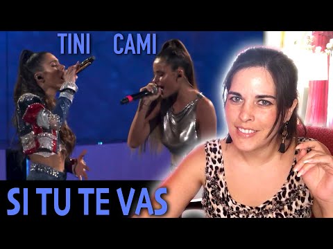TINI, CAMI | SI TU TE VAS (EN VIVO, LUNA PARK) | REACCIÓN