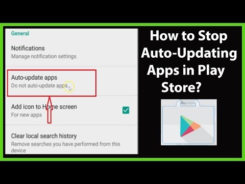 How to Stop Auto-Updating Apps in Google Play Store?