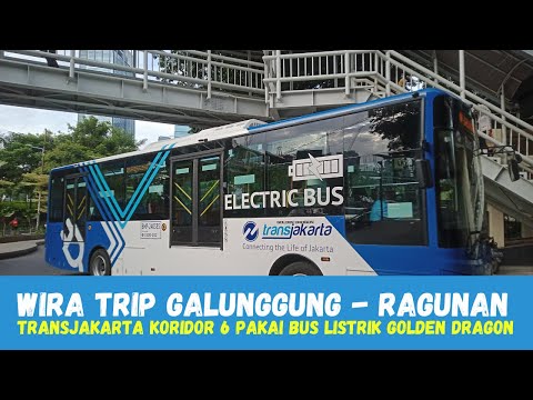 Thumbnail for TRIP TransJakarta Koridor 6 Galunggung - Ragunan Menggunakan Bus High Entry Listrik Golden Dragon by Bus