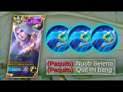 SELENA HARD GAMEPLAY 😩 | TOP GLOBAL SELENA | SELENA ITEM BUILD