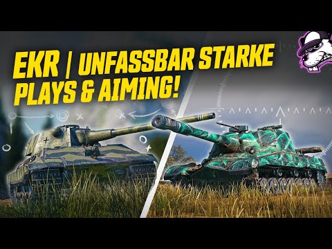 EKR | Incredibly strong plays & aiming in the E-50m and Object 268! [World of Tanks - Gameplay - DE]
