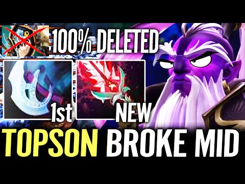 TOPSON instantly kills Slark with this new build - Manta Style + Bloodthorn in Dota 2