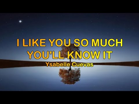 I Like You So Much You'll Know It - Ysabelle Cuevas