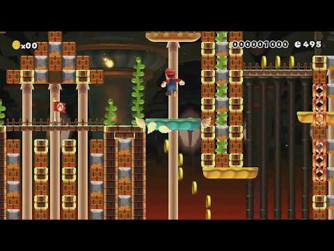 (7-4)Arena Mosca -Sand Remain- by NintenU - SUPER MARIO MAKER - NO COMMENTARY 1bh