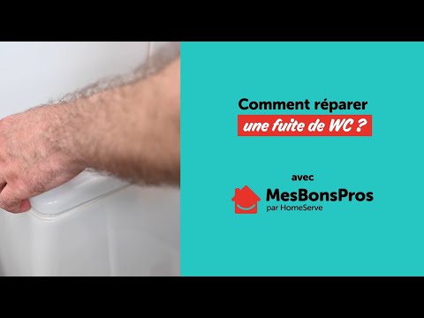 Part of a video titled Comment réparer une fuite de WC ? - Le Tuto Maison Relax - YouTube