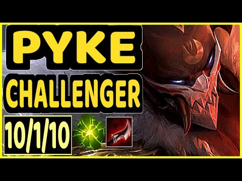PYKE ADC - NIXERINO (PYKE) vs EZREAL - 10/1/10 KDA BOTTOM ADC CHALLENGER GAMEPLAY - EUW