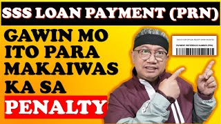 🔴 HOW TO GENERATE PRN FOR SSS LOAN PAYMENT
