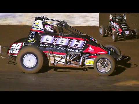 Wingless Sprints Final Gold Cup 50 Lapper Laang Speedway 28-12-2019