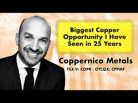 "Biggest copper opportunity I've seen in 25 years," says Coppernico Metals CEO Ivan Bebek