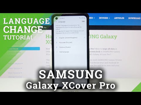 How to Change System Language on SAMSUNG Galaxy XCover Pro – Change Device Language