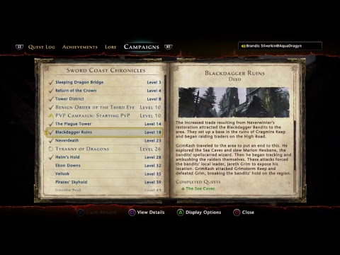 NeverWinter - Pt7 Control wizard - Chilling like a Villain