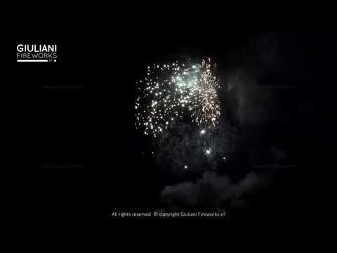 Pyro Effect #44   Candle   white strobe shell + white strobe mines 8 shot   55mm