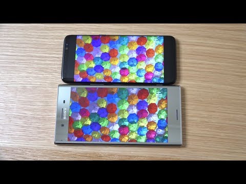 Sony Xperia XZ Premium vs Samsung Galaxy S8 - 4K Display Comparison!