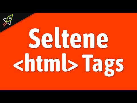 Seltene HTML Tags die DU noch nicht kennst