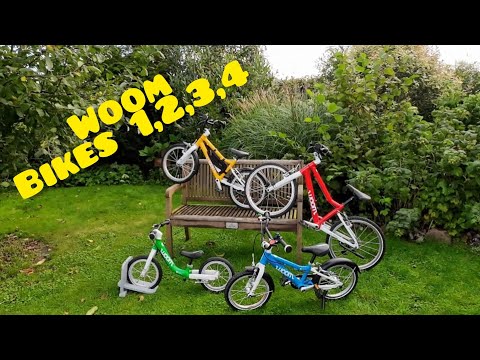 Woom Bikes 1 , 2 , 3 , 4 Kinderfahrräder unsere Erfahrungen aus dem Alltag #fahrrad #kinder