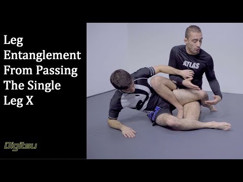 Leg Entanglement From Passing The Single Leg X