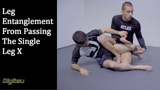 Leg Entanglement From Passing The Single Leg X