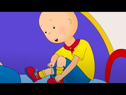 Caillou Learns How to Tie Shoe Laces ★ Funny Animated Caillou | Cartoons for kids | Caillou