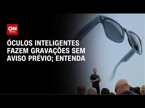 Conheça os óculos inteligentes que gravam sem aviso prévio | LIVE CNN