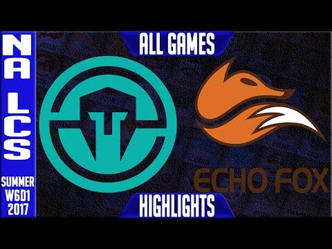IMT vs FOX Highlights ALL GAMES - NA LCS Week 6 Summer 2017 - Immortals vs EchoFox
