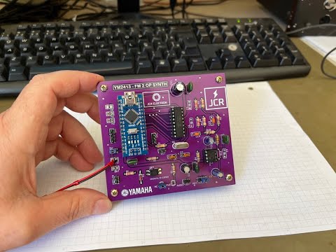 YM2413 DIY SYNTH DEMO: ROM INSTRUMENTS AND DRUMS