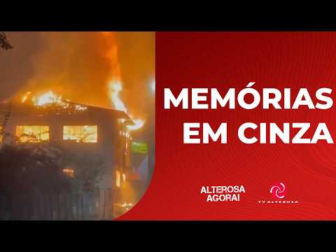 INCÊNDIO DESTRÓI PATRIMÔNIO CULTURAL DE CIDADE MINEIRA