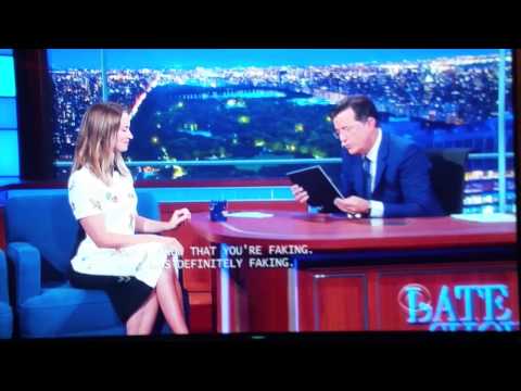 Late Show with Stephen Colbert Emily Blunt 'Murica