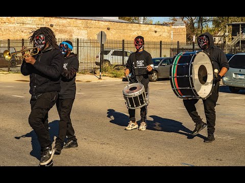 Our Englewood mural Video-Band marching stand tall stand strong