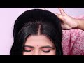 South Indian Bridal Hairstyle Messy Braid Hairstyle For Brides Maid Wedding Hairstyles