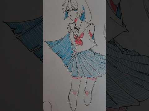 実は脚フェチ #イラスト #アナログ