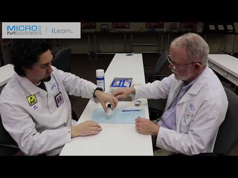 Advanced Sensors Technology Strain Gage Installation with M-Bond 600 Adhesive.