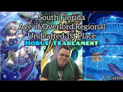 Yu-Gi-Oh! South Florida CSG Hollywood - Age of Overlord Regional - 1st - Horus Tearlament -  Carlos