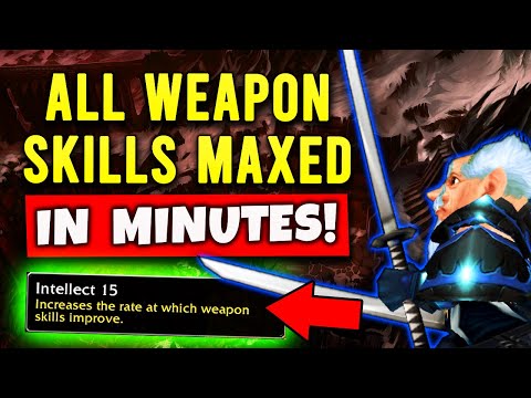How To Get Max Weapon Skill in Under 4 Minutes! - WOTLK Classic
